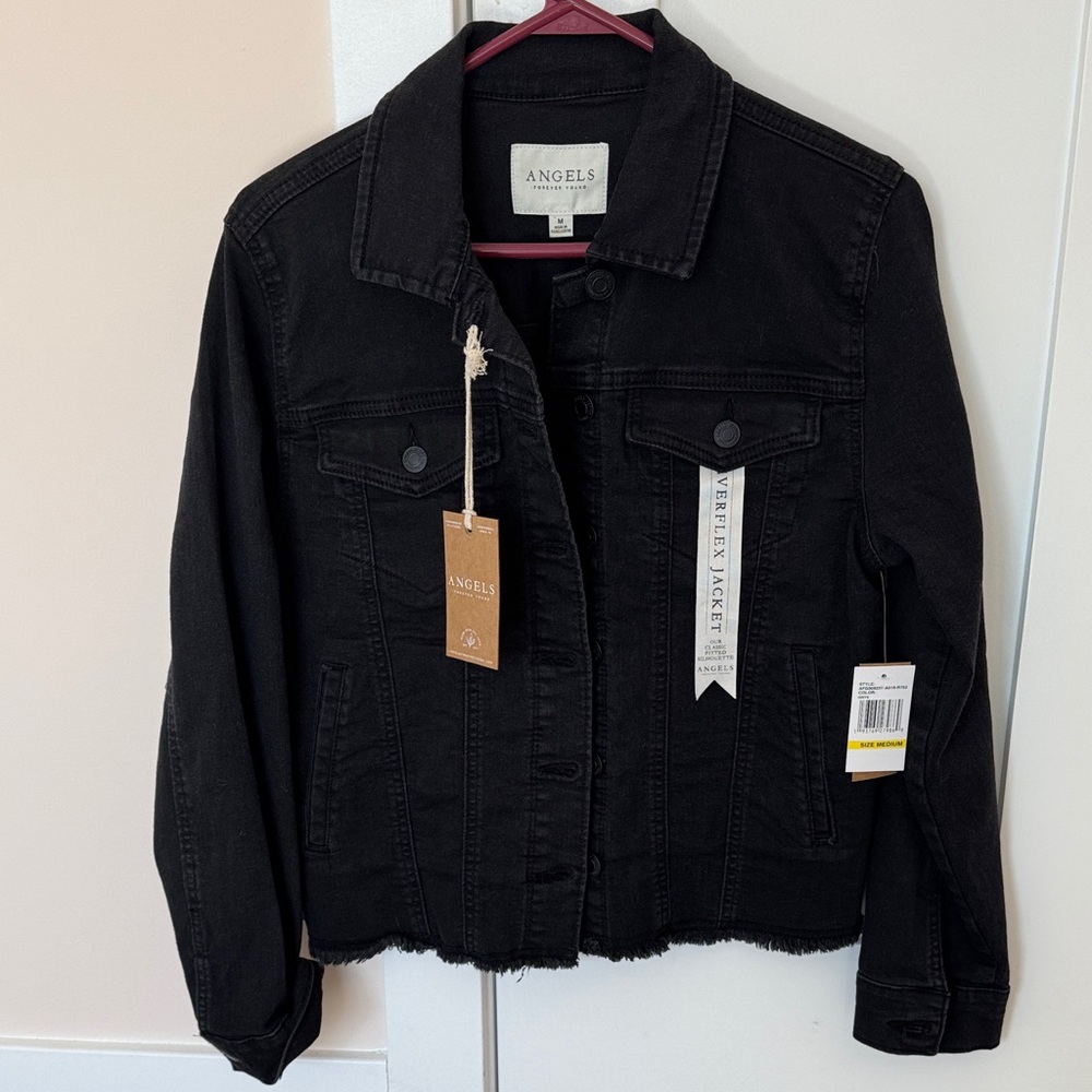 Angels Classic Black Denim Jacket